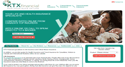 Desktop Screenshot of ktxfinancial.ca